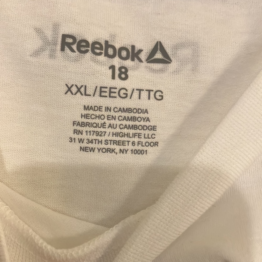 #57 - 2 Reebok Boys Tank Tops - Size XXL 18 - NWT - Picture 8 of 8